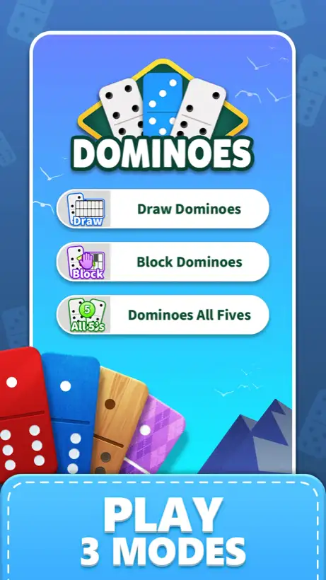 Gameplay screenshot of Classic Dominoes: Dominos Game
